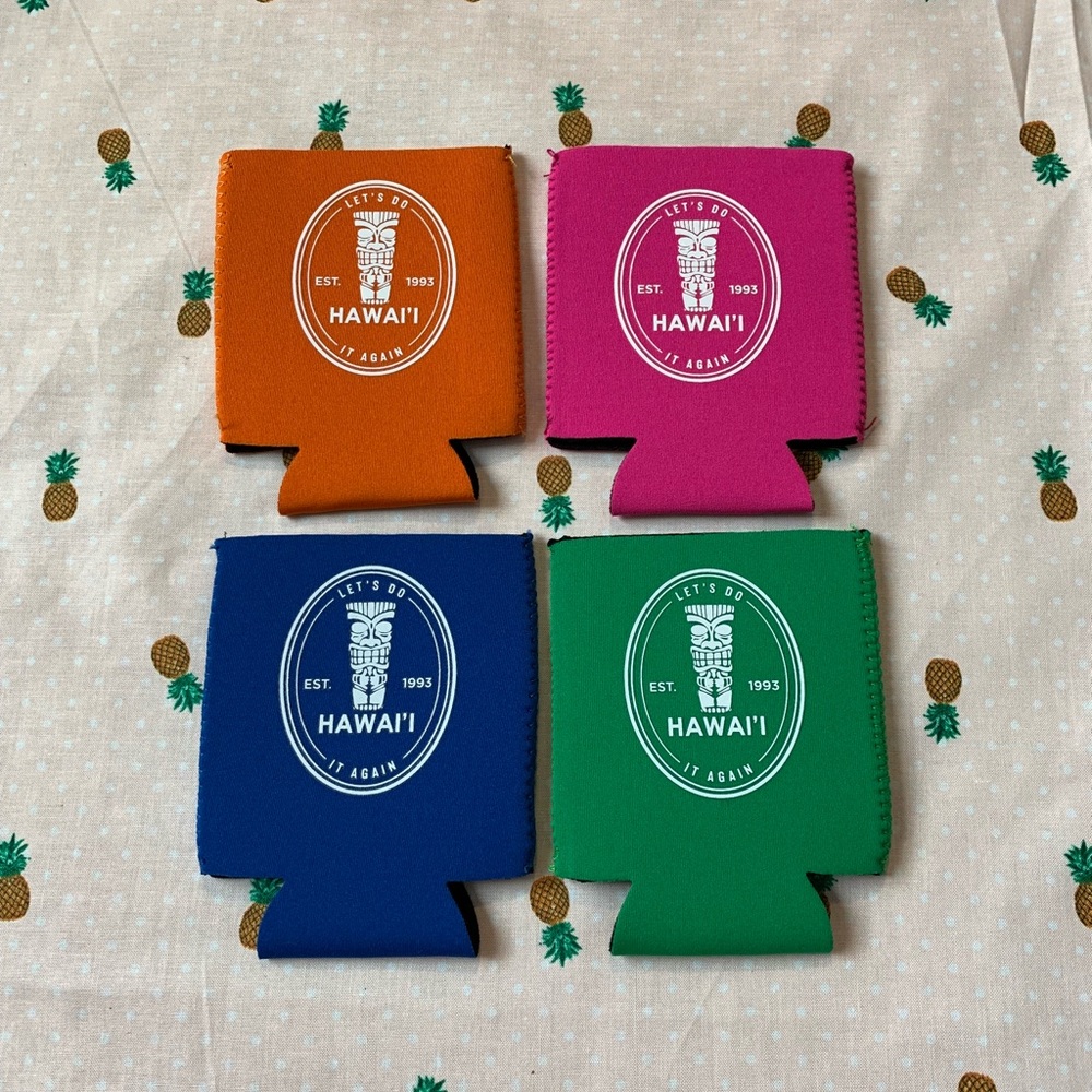 nwot TOMMY BAHAMA Hawaii Tiki Koozie Set
